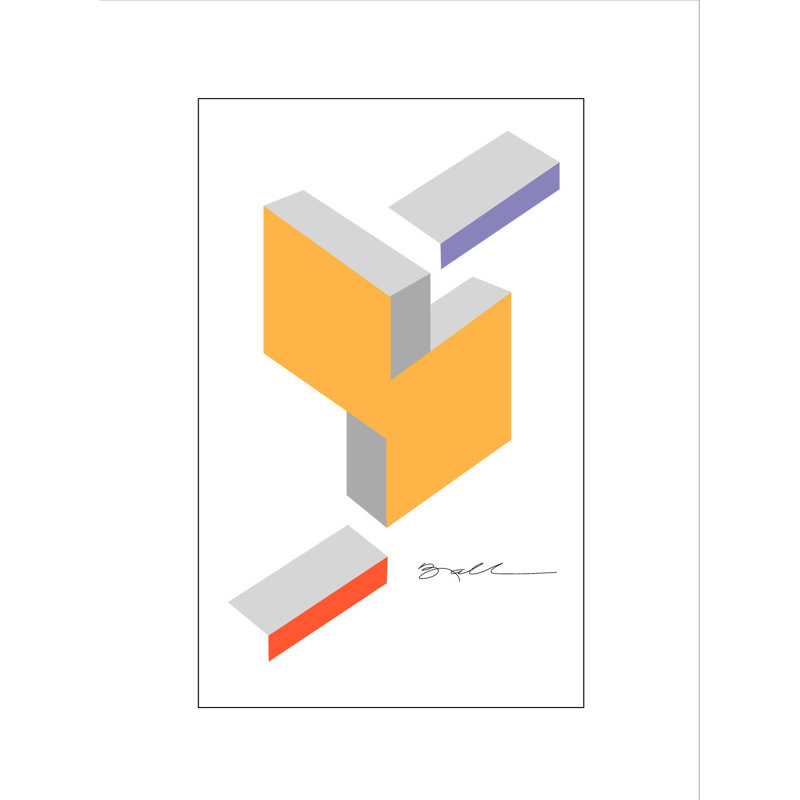 Building Plans Print by Bob Nall, 31.25" H x 25.25" W