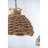 S/2 Rope Woven Chandelier