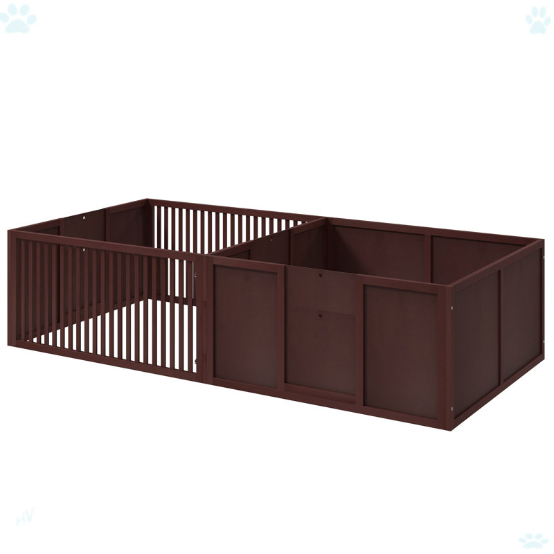 Boîte de mise bas pour chien conçue pour le confort de la mère, enclos pour chien