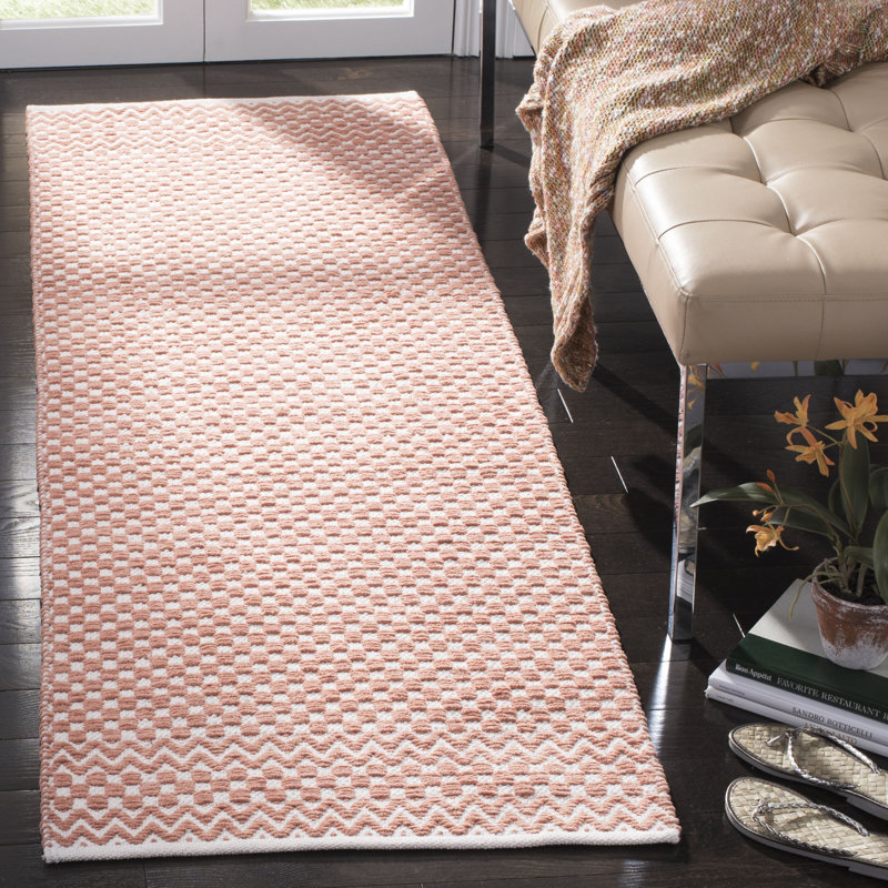 Tapis en coton Alpizar, Tapis de couloir 2 pi 3 po x 7 pi