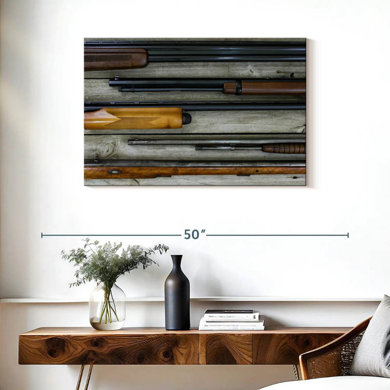 Senne Vintage Guns, 24" H x 36" W