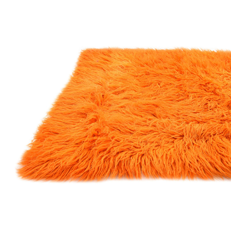 Tapis orange Parra