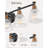 Maselek 5 - Light Dimmable Vanity Light-903907181