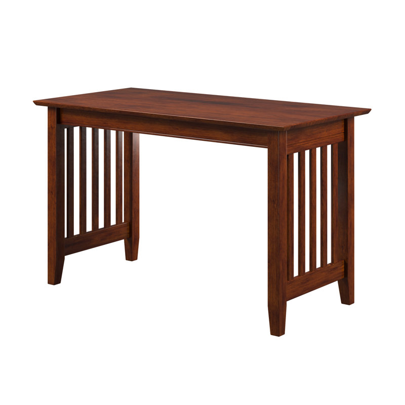 Mission 48" Solid Wood Writing Desk
