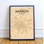 Munich City Map - No Frame Print-1182947057