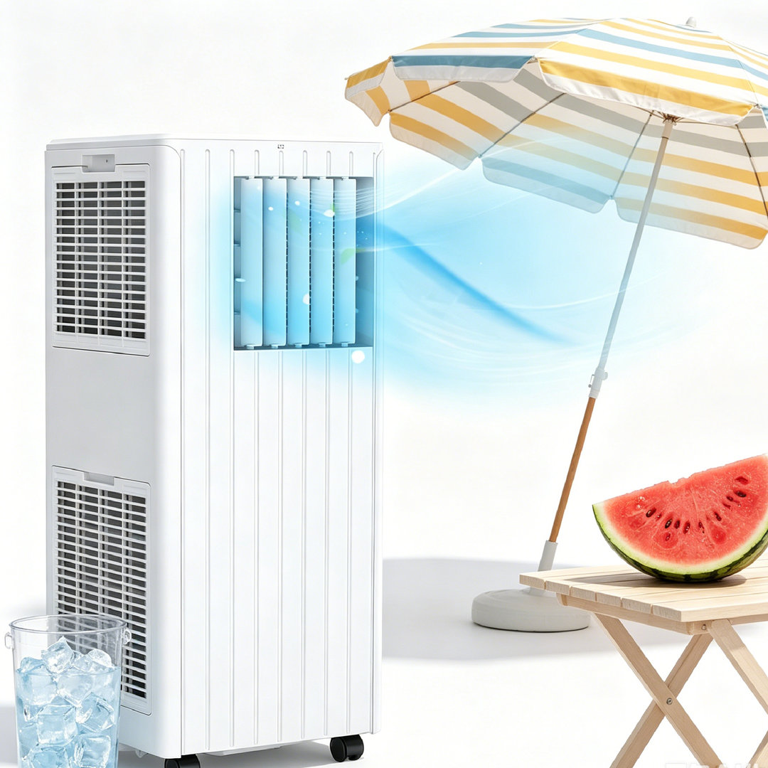 Portable Air Conditioner Air Conditioning Unit 9000 BTU Energy Class A 4-in-1 Cooling Fan Dehumidifier for Rooms Up to 35㎡ 400sq.ft R290 Refrigerant 2