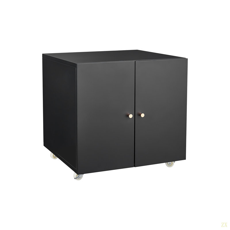 Support d'imprimante en métal avec rangement Tables d'imprimante mobiles pour petits espaces avec porte-classeur réglable