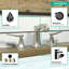 Metris C Two Handles Widespread Bathroom Faucet-3609313