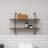 Springlake 2 Piece Industrial Pipe Shelves