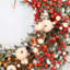 Mini couronne de fleurs de citrouille d'eucalyptus 24 po-2034994791