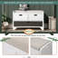 Banc de rangement avec panier amovible et 2 tiroirs-1564706413
