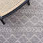 Tapis gris en laine et coton tissé à plat Marbella-1296087420