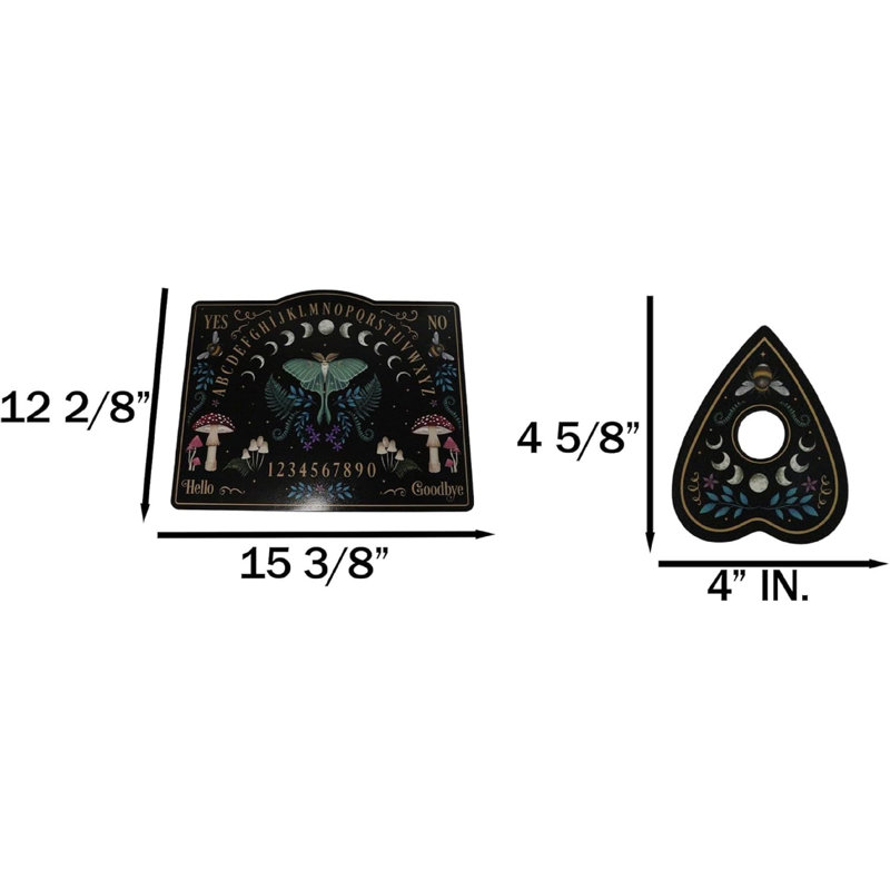 Ensemble de conversation avec planchette Luna Moth Spirit