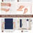 NICETOWN Sidelight Curtains for Front Door, Blackout Classroom Door Window Shade, Privacy Self Adhesive French Window Covering Thermal Insulate Blinds, 1 Panel-1612643563-1612643566