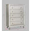 Commode de chambre à coucher 1 tiroir 5 pièces Glam