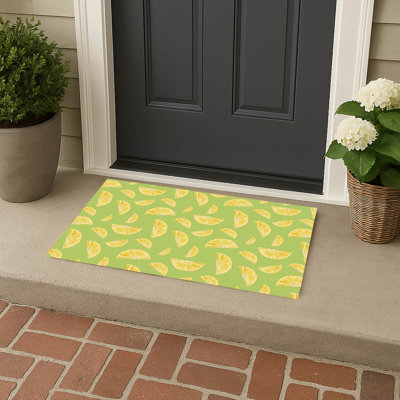 Summer Lemon Outdoor Doormat