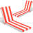 21‘’ in W X 72‘’ in D X 2.75‘’ in H Outdoor Chaise Lounge Cushion Set (Set of 2)-50102326-29852485