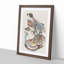 Geisha Sketch by Katsushika Hokusai - Picture Frame Graphic Art Print-55608535-55608531