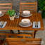 Rectangular Wooden Folding Outdoor Dining Table