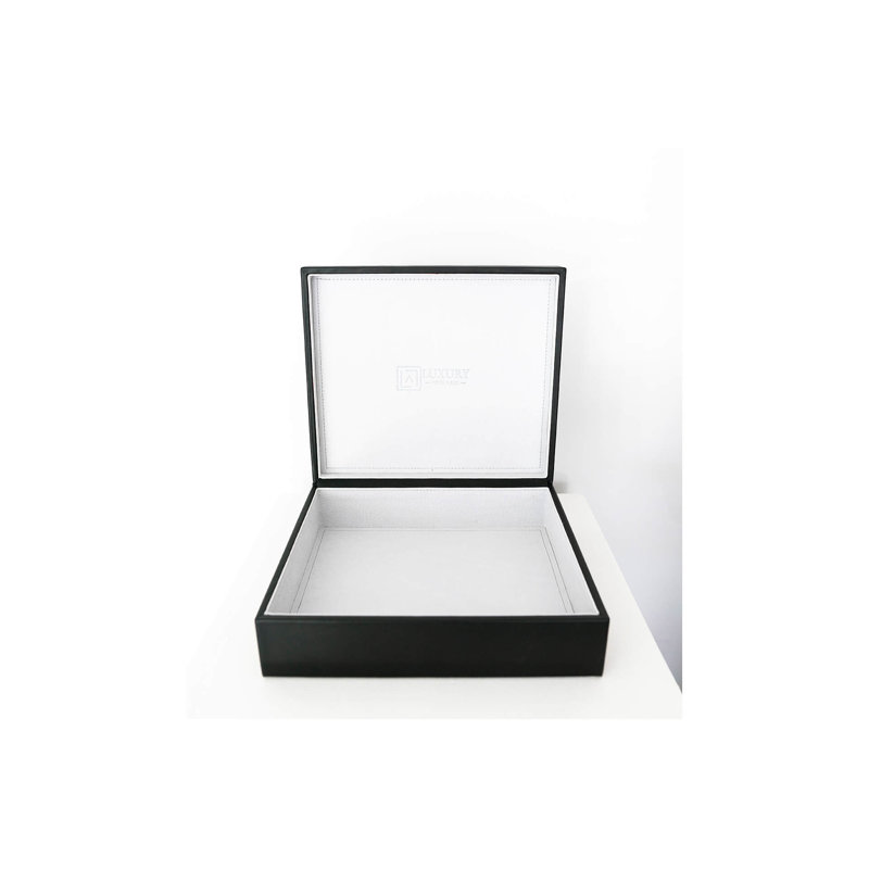 Boîte décorative, H 3,5 po x l 12 po x P 10,5 po
