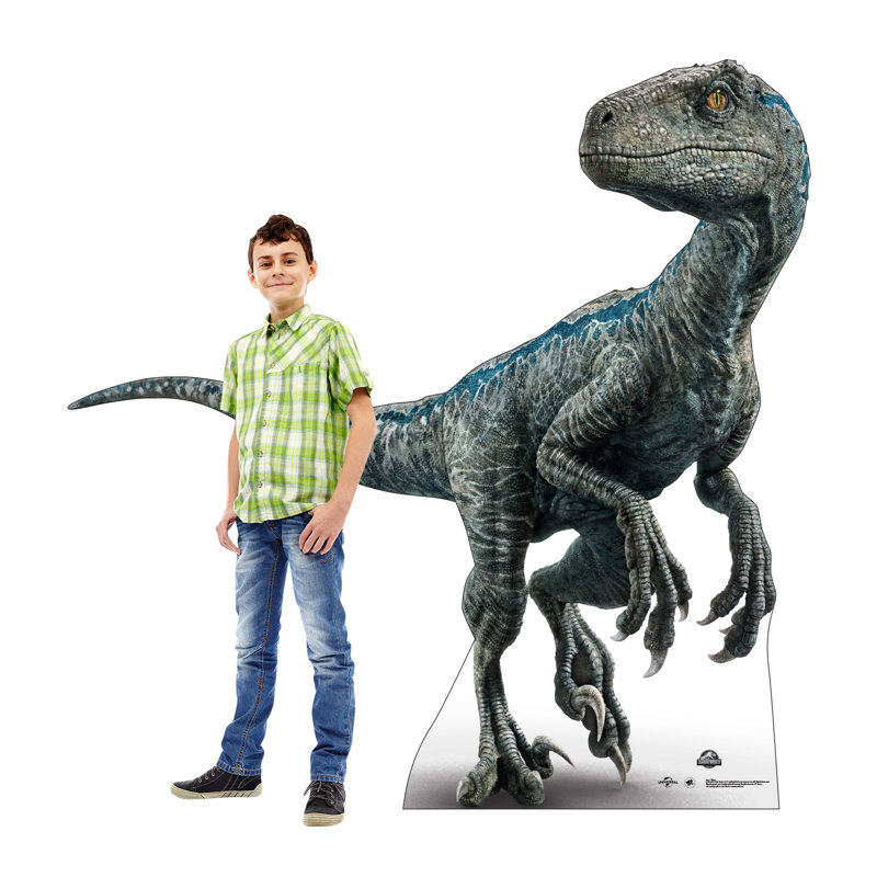 76 x 75 in. Blue Dinosaur Cardboard Cutout Standee