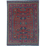 Afghan Wool Southwestern Area Rug