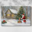 Art de Noël de Noël III - Toile tendue avec châssis - XCIV-2013290411