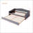 Teddy Fleece Twin Size Upholstered Daybed With Light And Trundle