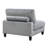 Gray Corduroy 4 Modular , Solid Wood Legs, Foam Padding For Comfortable Living 4 Sectional , Pocket Coils Home Decor Style