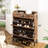 12 Pair Flip Down Shoe Storage