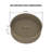 CASAINC Maple 17'' Concrete Circular Bathroom Sink-86669235
