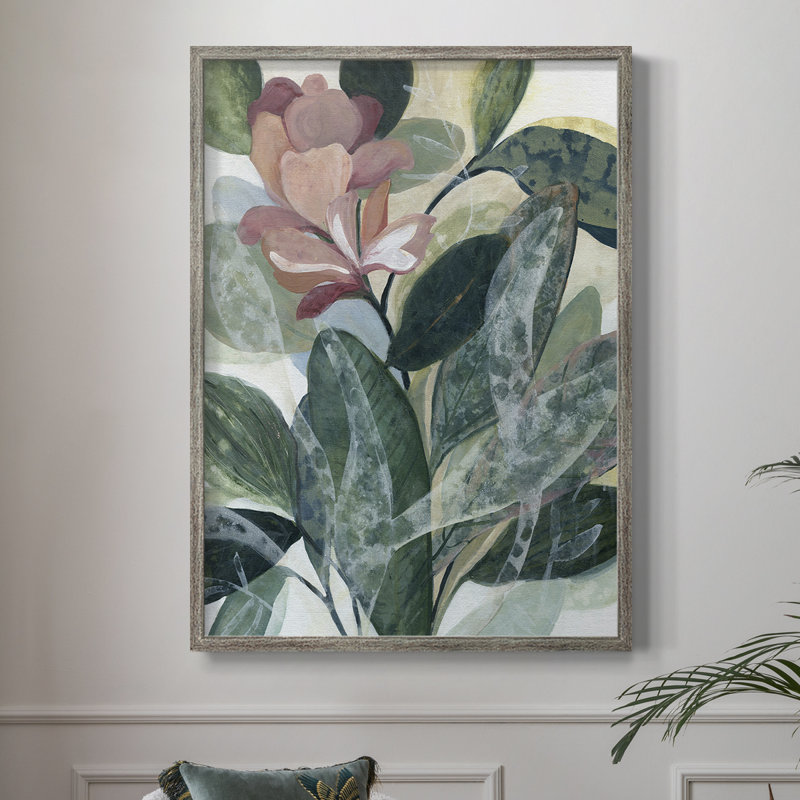 «Lush Gardens», reproduction encadrée - bois massif 47915, H 11 po x l 9 po