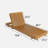 LOUNGE CHAISE SET, ACACIA SOLID WOOD WITH LOUNGE CUSHION (Cream) - Matching Dark Grey Version Available-1988503216