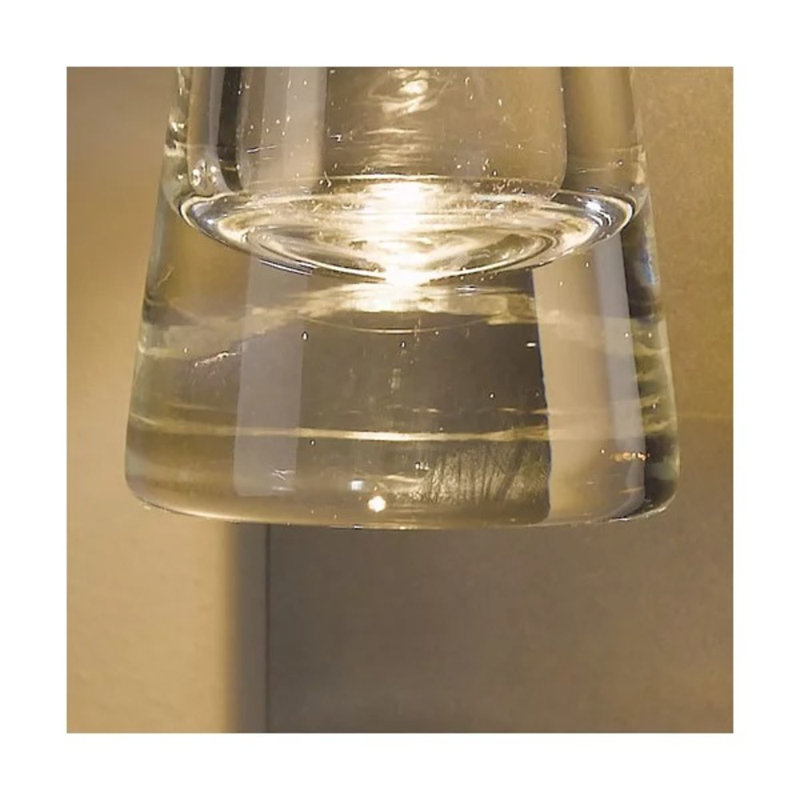 Erlenmeyer 1-Light Armed Sconce, Translucent Bronze