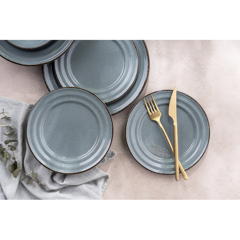Gutierres 24 Piece Porcelain China Dinnerware Set - Service for 6