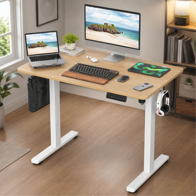 Bureau électrique debout, hauteur réglable, planche de raccordement, bureau assis-debout pour bureau personnel