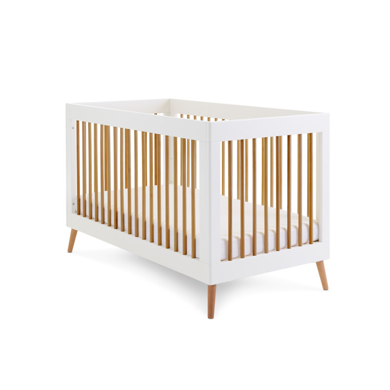Maya Cot Bed, White/Brown