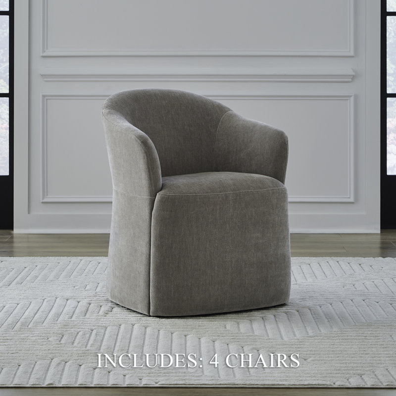 Faouzi Truffle Accent Dining Chairs - Set Of 4, Gray