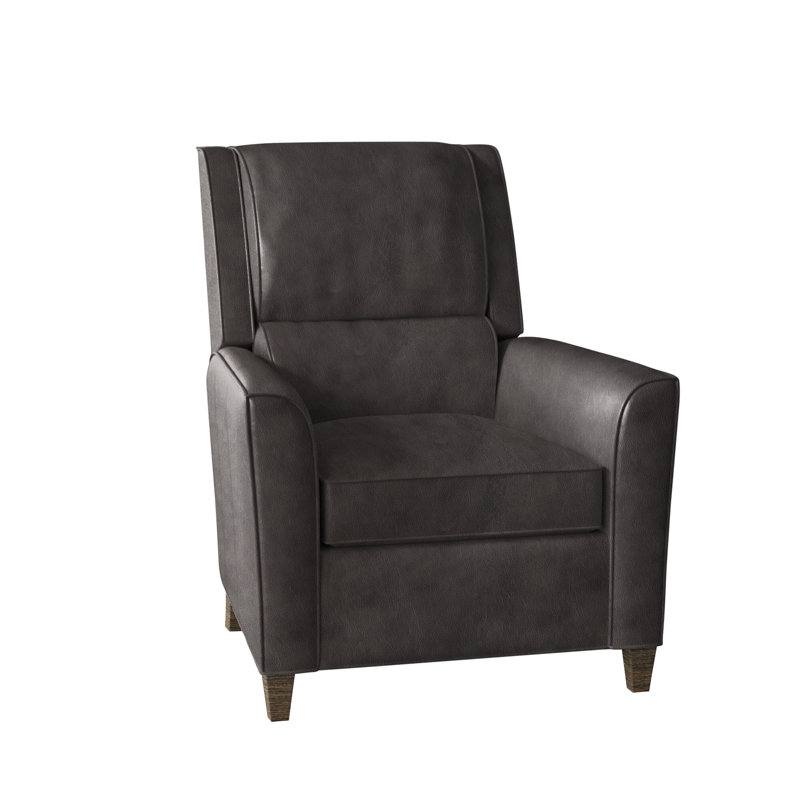 Roswell Recliner, Cobblestone, Aline Fumo Genuine Leather, Manual