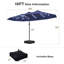 Parasol de marché rectangulaire avec base Arlmont & Co.-1325291136-1325291167