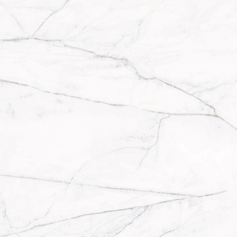 Glossy White Marble 60'' x 36'' x 96'' Shower Wall Kit