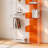 Asymmetrical Acrylic Display Bookshelf