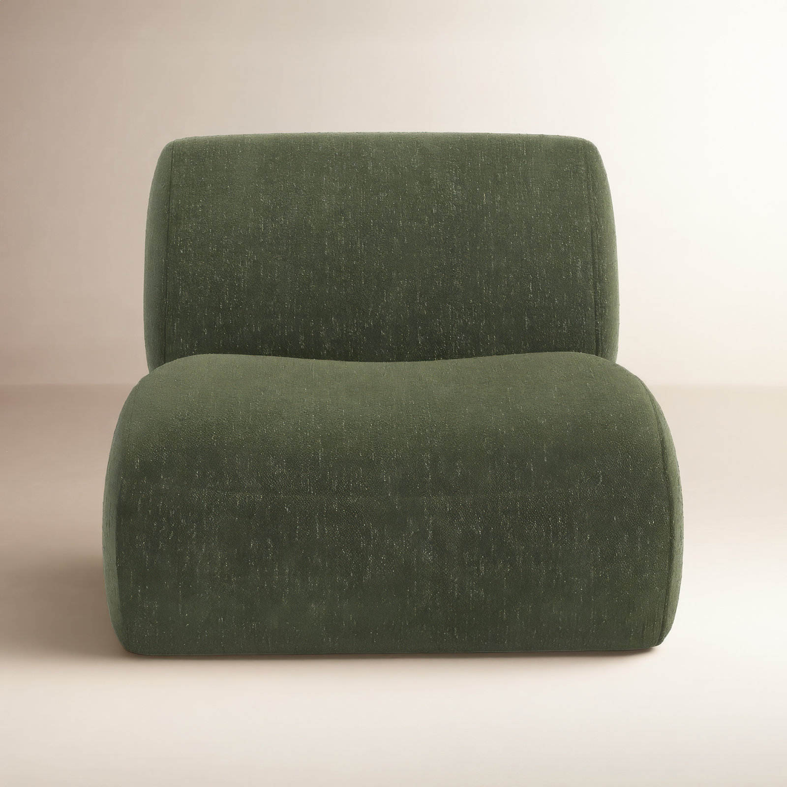 Nita 33'' Swivel Upholstered Accent Chair, Milo Mink Chenille