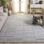 Tapis gris en laine touffeté à la main Elius-1671835972