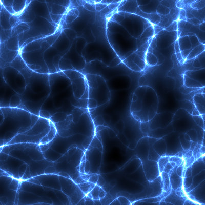 Lightning Background - Wrapped Canvas Print