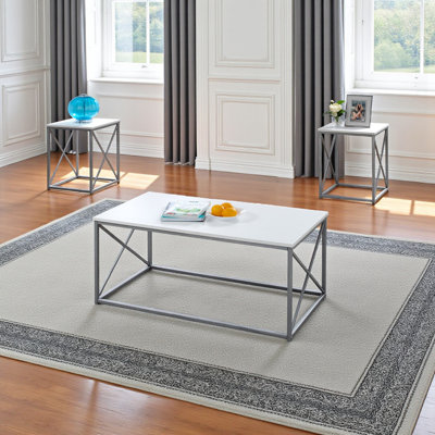 Davet 3pcs Coffee, Accent, End Table