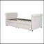Twin Size Upholstered Daybed With Drawers, Wood Slat Support