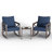 2-Person Outdoor Rocking Chair Set with Table and Cushions-1953454671