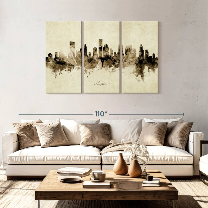 Houston, Texas, horizon V, H 48 po x l 74 po