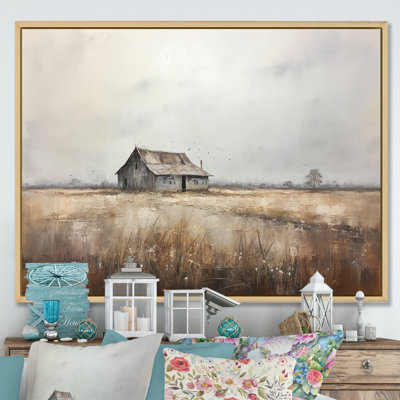 «Barn Minimalisme Charm I», reproduction d'art sur toile